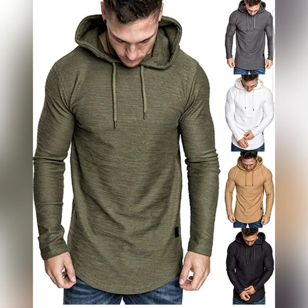 🌨Mens Fashion Athletic Hoodies Sport Sweatshirt - Picture 2 of 6